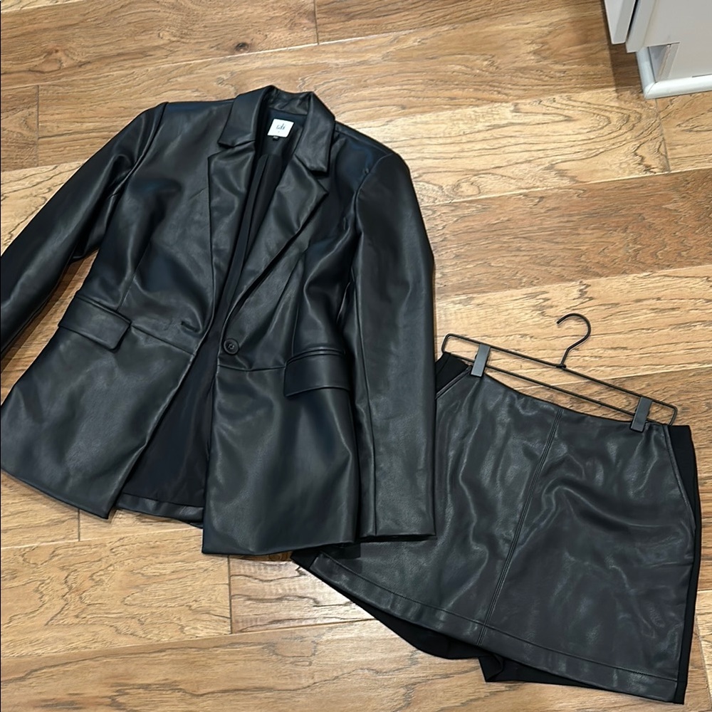 Cabi faux Leather Suit